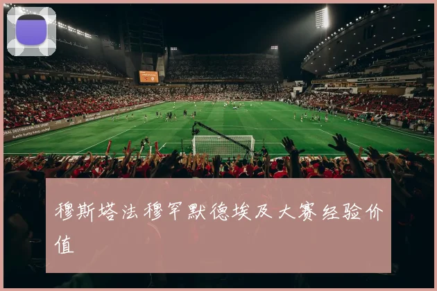 穆斯塔法穆罕默德埃及大赛经验价值